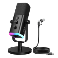 Ver imagen 1 de Micrófono FIFINE AmpliGame AM8 USB/XLR Dinámico con RGB
