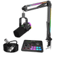 Micrófono FIFINE AmpliGame AM8PROT USB/XLR con Brazo RGB