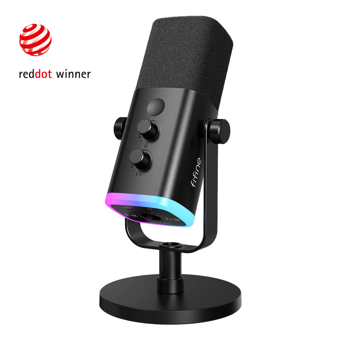 Micrófono FIFINE AmpliGame AM8 USB/XLR Dinámico con RGB