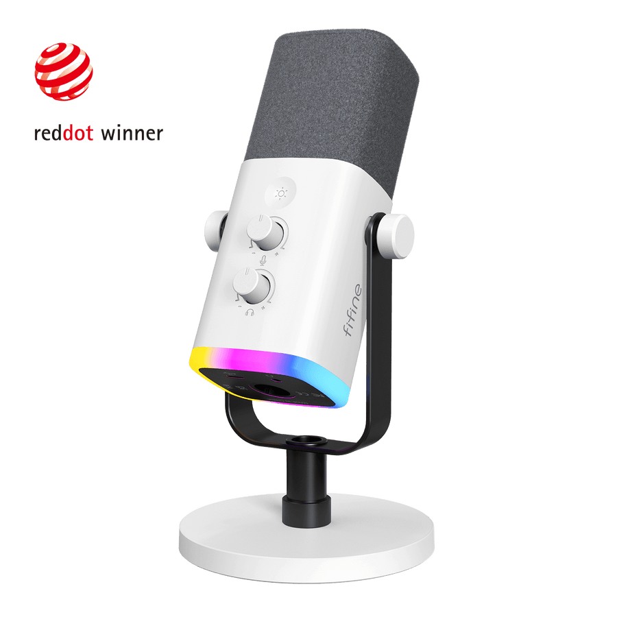 Micrófono FIFINE AmpliGame AM8 USB/XLR Dinámico con RGB
