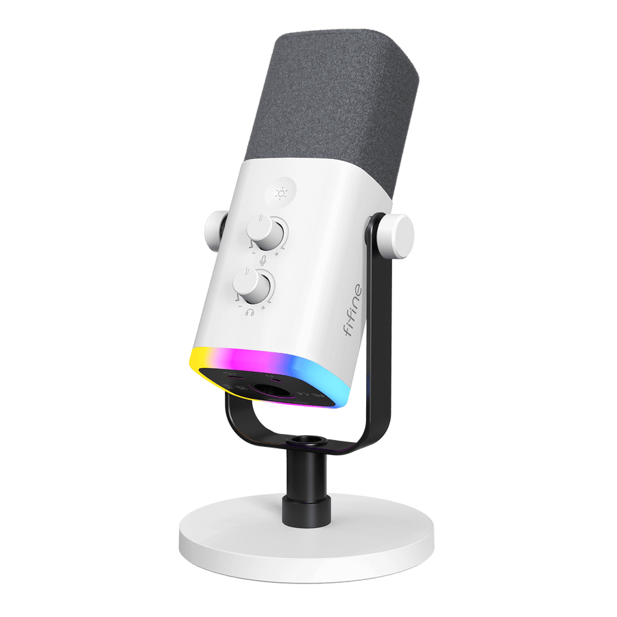 Micrófono FIFINE AmpliGame AM8 USB/XLR Dinámico con RGB