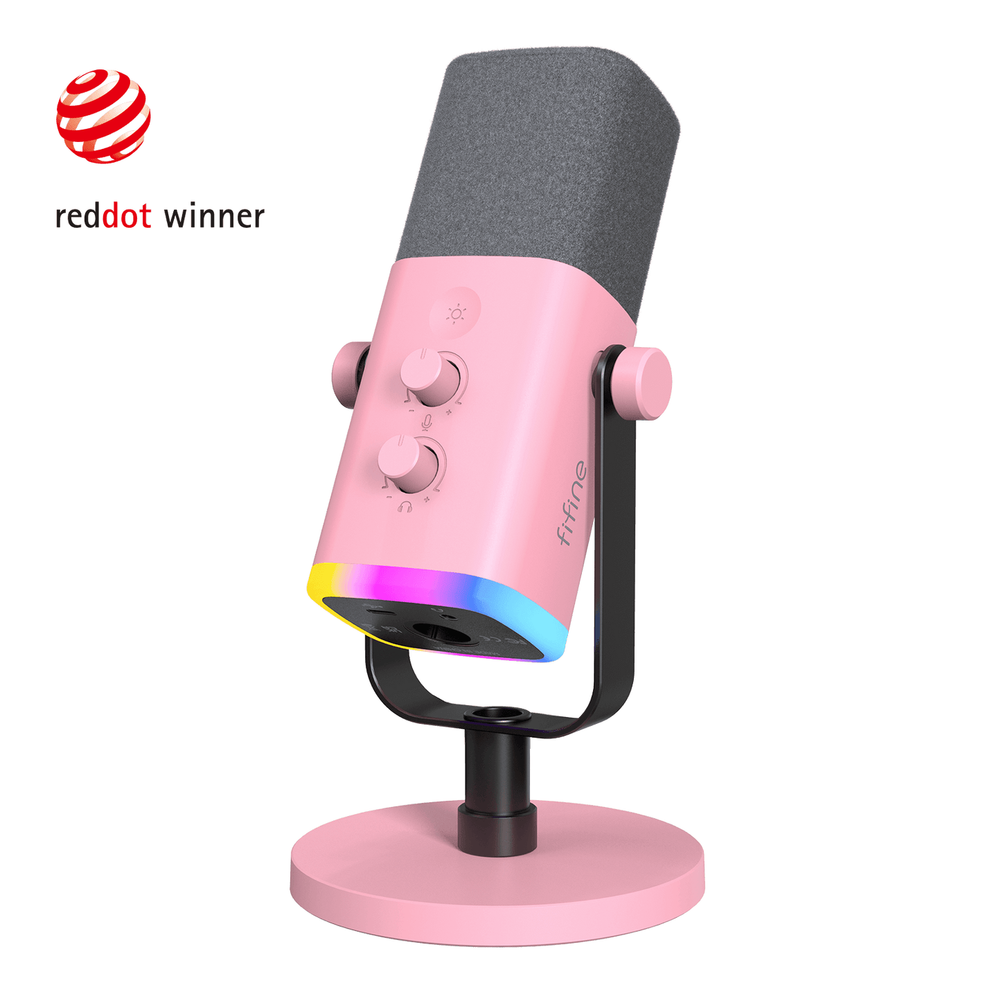 Micrófono FIFINE AmpliGame AM8 USB/XLR Dinámico con RGB