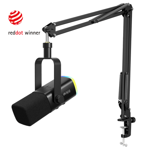 Micrófono FIFINE AmpliGame AM8T USB/XLR con Brazo Articulado