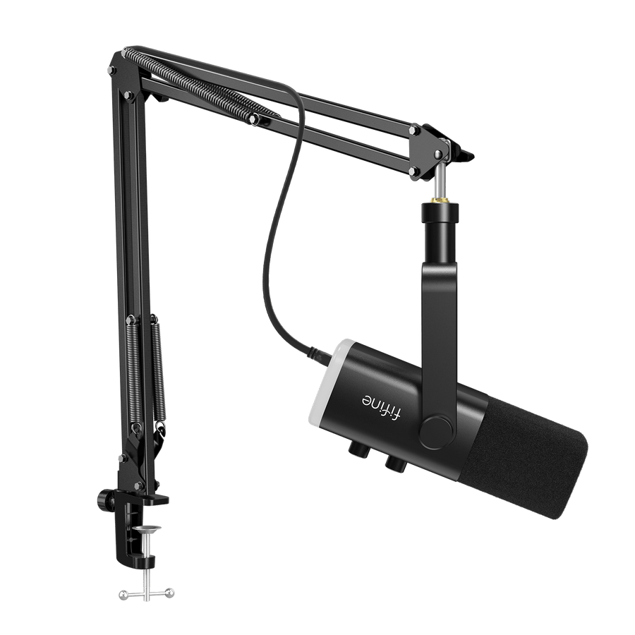 Micrófono FIFINE AmpliGame AM8T USB/XLR con Brazo Articulado