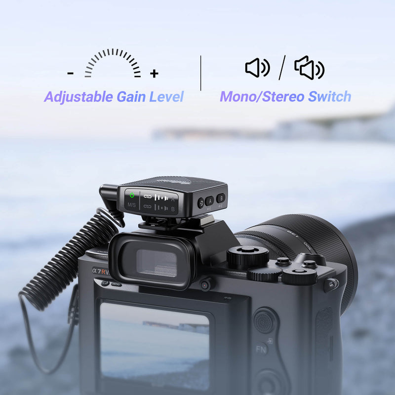 Micrófono Inalámbrico FIFINE M9 Lavalier Dual con Estuche de Carga